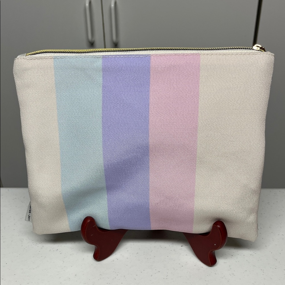 Striped Pastel Cosmetic bag
